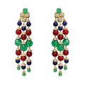 Carlo Zini  Multicolored boules earrings